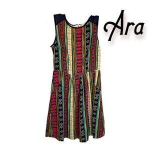 Ana Women's Sleeveless‎ Sundress Summer Casual Swing Dress with Pocket